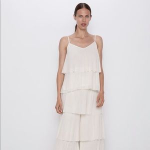 Zara ruffled co ord set NWT